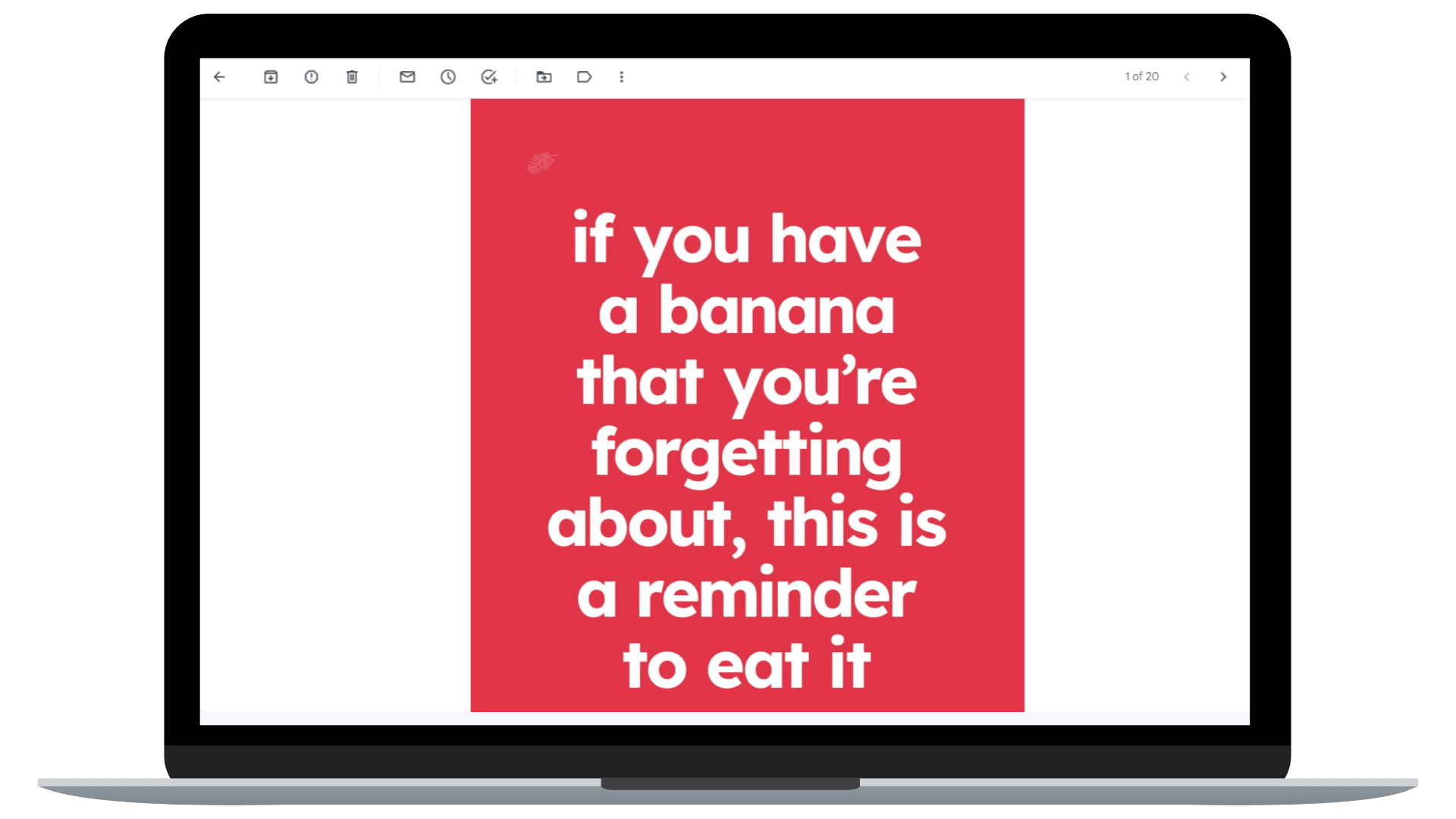 Creative email from Zomato which reminds its customer to not miss meals