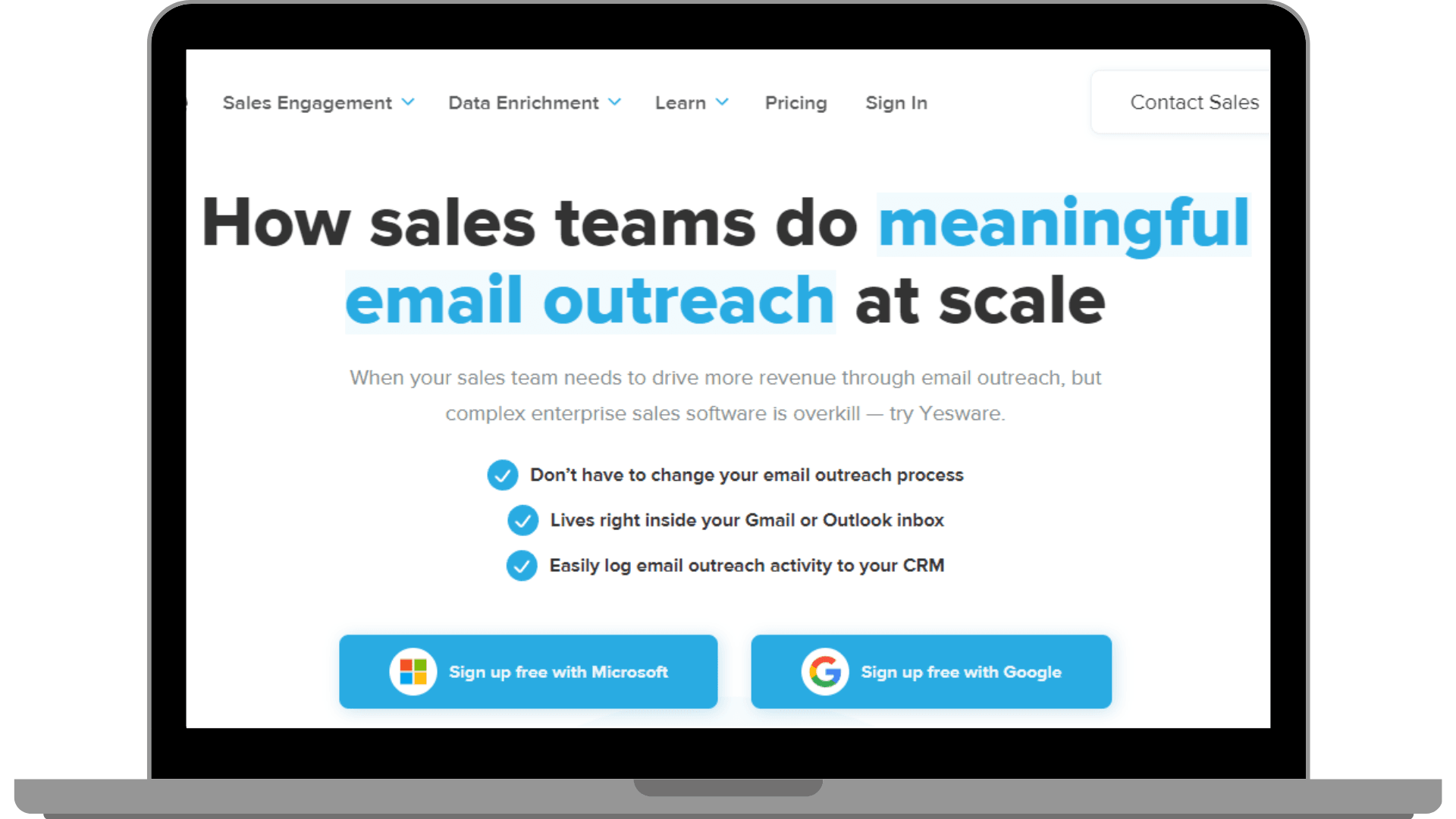 Sales Engagement platform of Yesware.