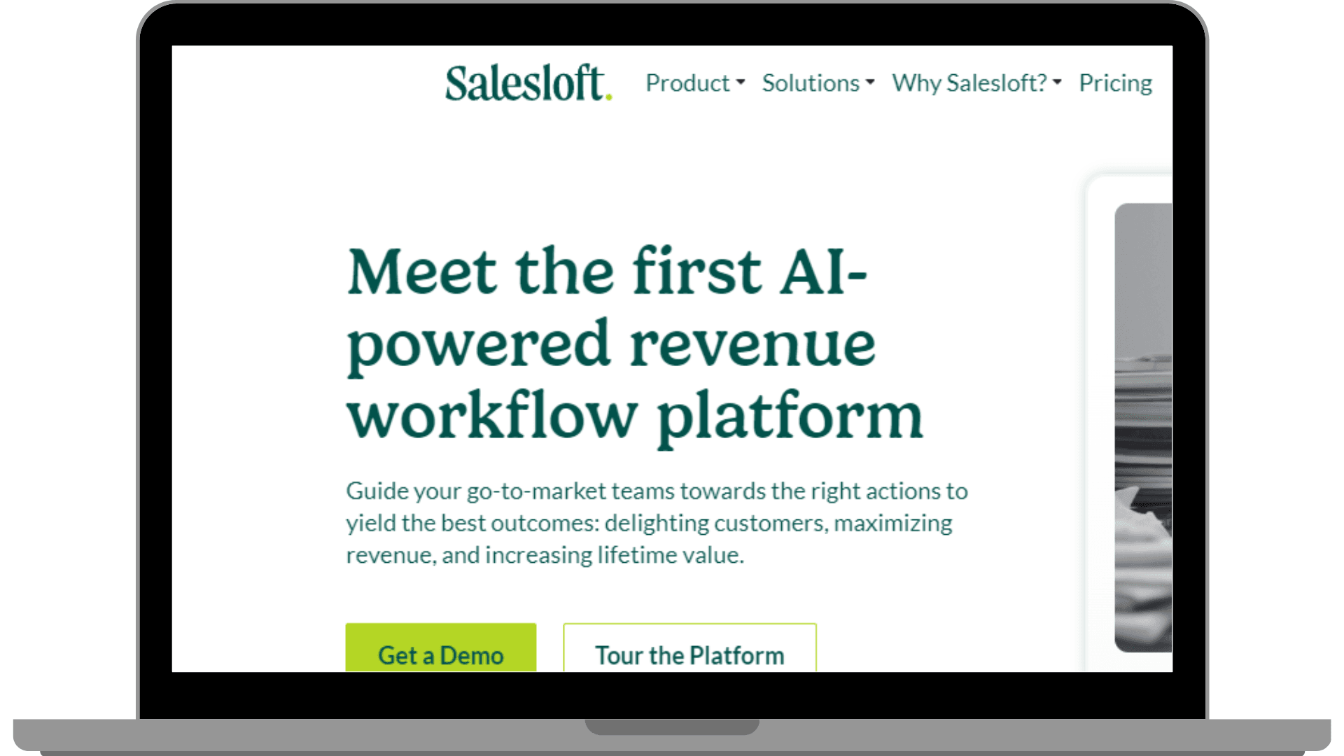 Drive through the SalesLoft.