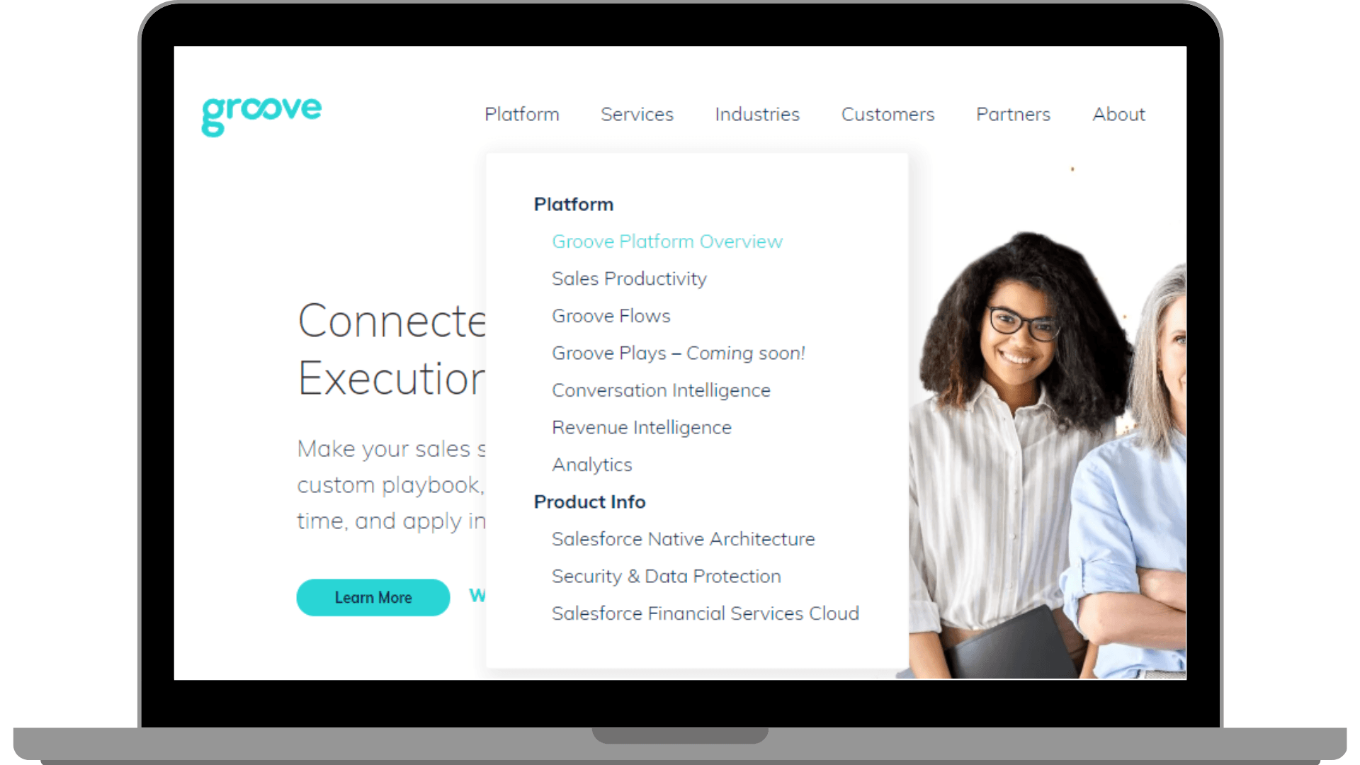 The platform of Groove.