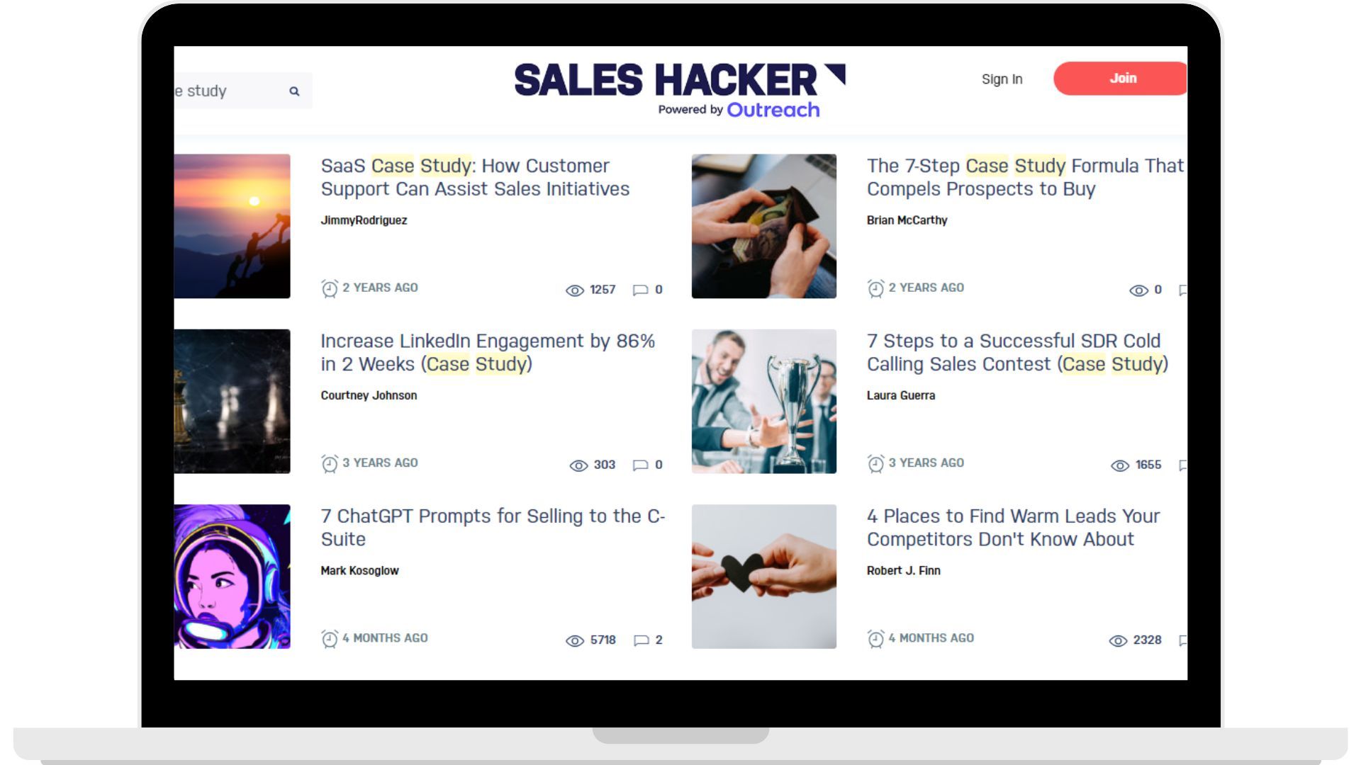 Case study newsletters that delve into the strategies.