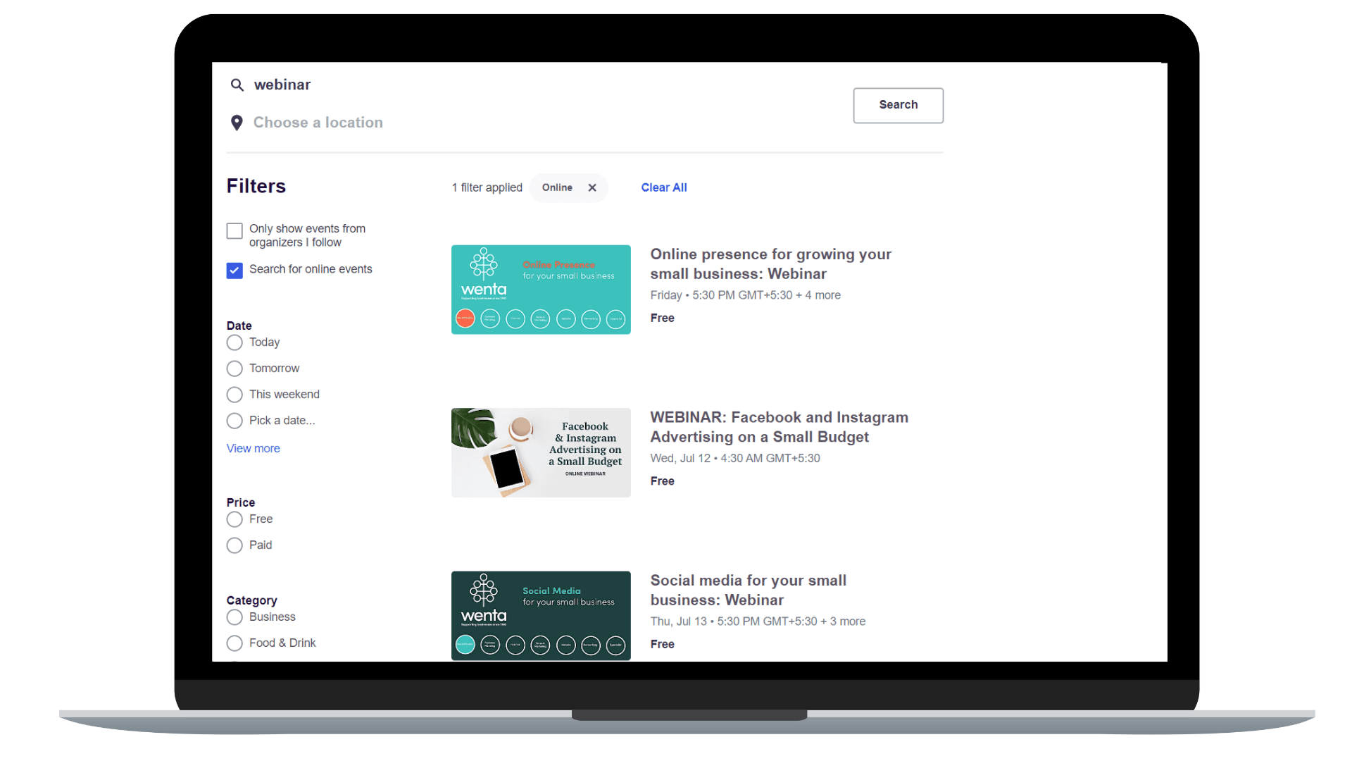 Organizing webinars to attract prospects.