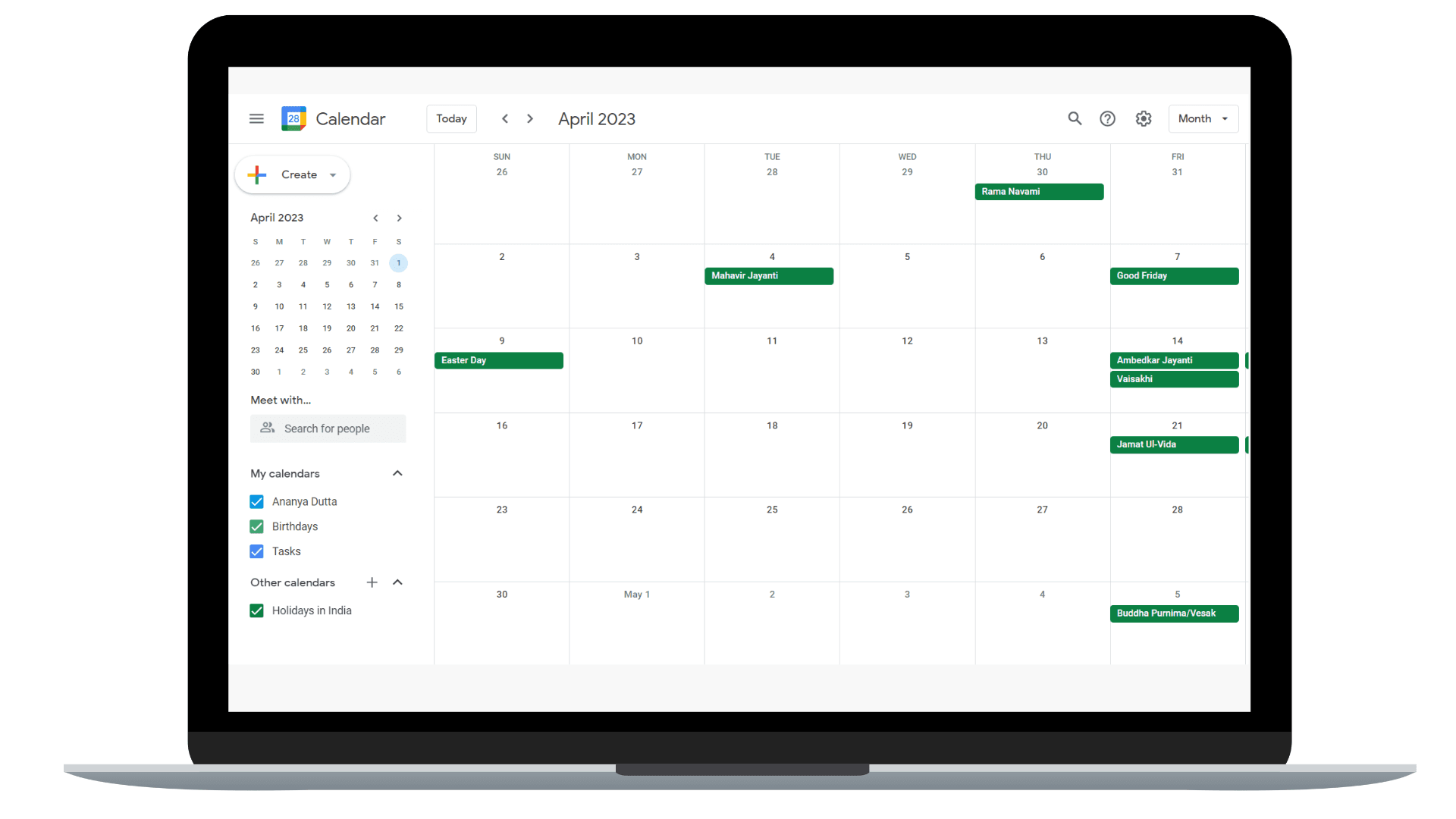 Google calendar - organize your day, week and month along with your team.