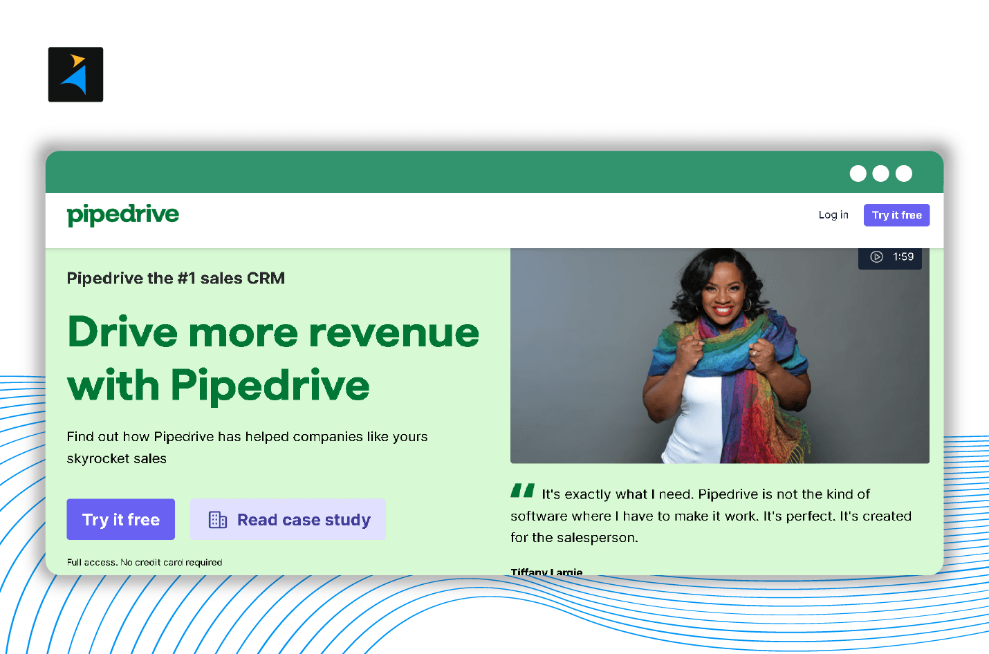 Pipedrive, lead nurturing software.