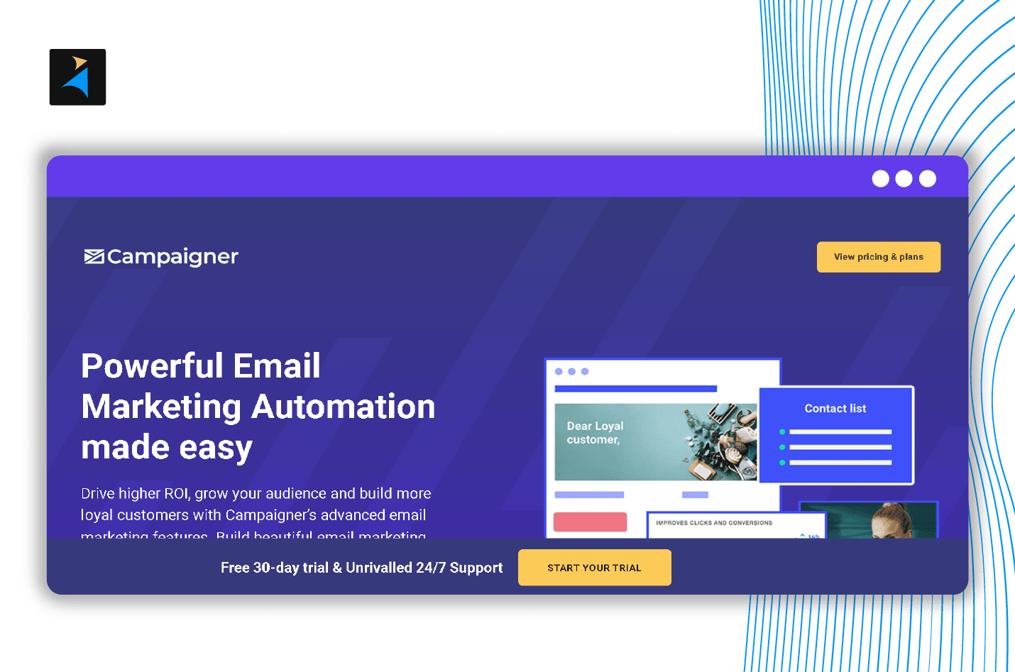 Campaigner, a lead nurturing platform.