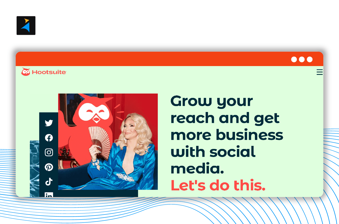 Hootsuite, a lead nurturing platform.