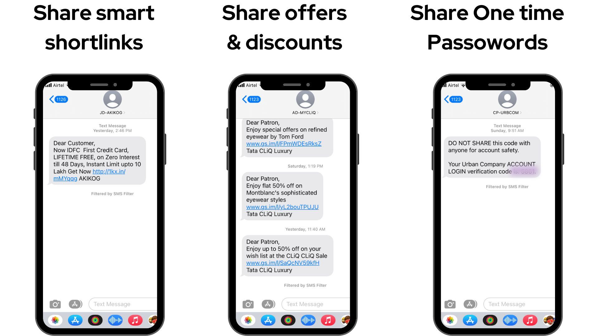 SMS are multi-purpose, use them to the fullest for sales engagement.