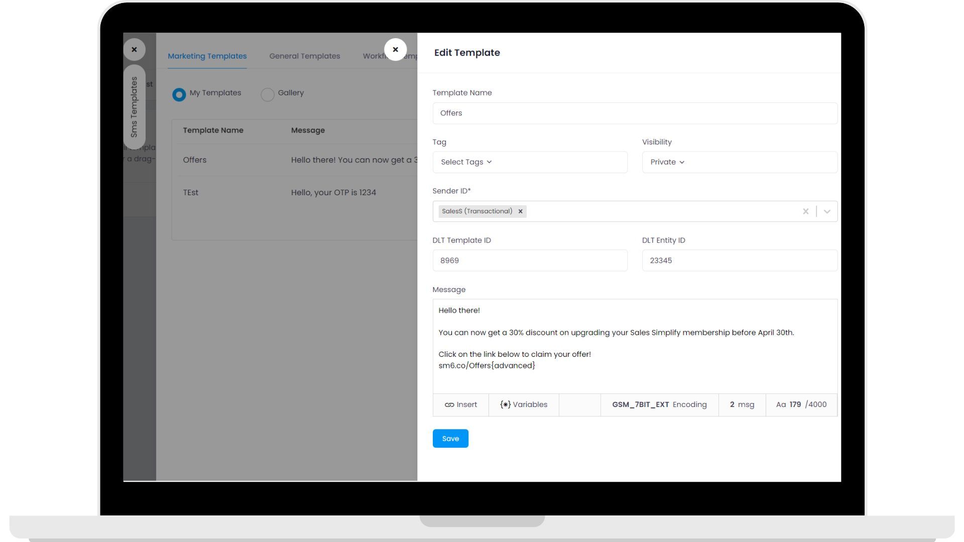 Create and track SMS campaigns with Zixflow.