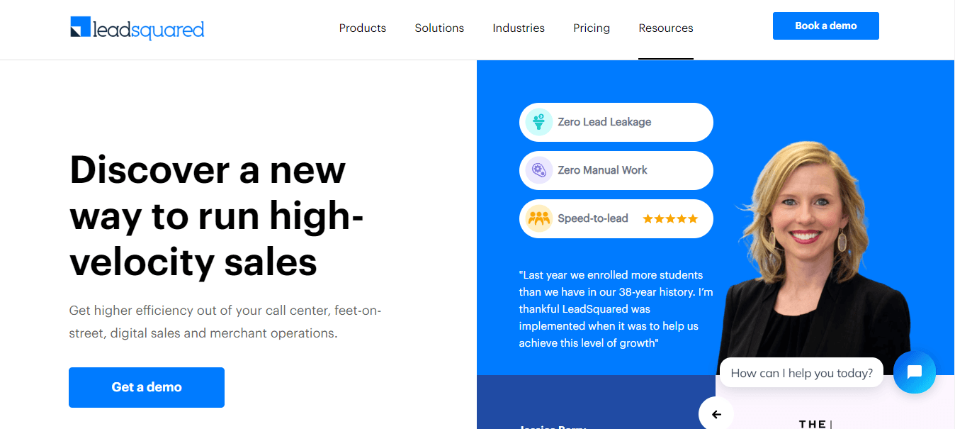 LeadSquared, a lead nurturing tool.