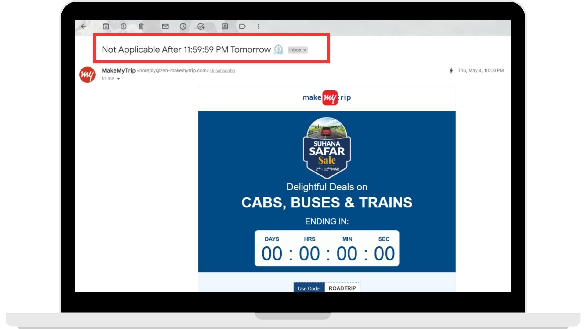 An interactive subject line can increase your open rate manifolds.