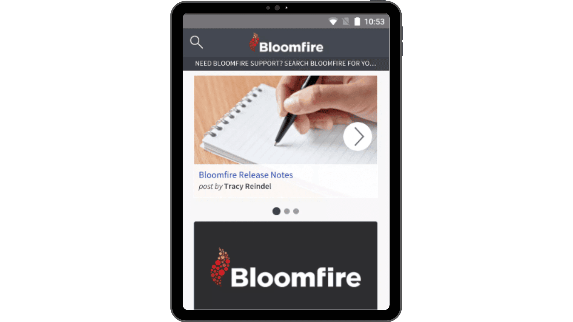 Bloomfire’s sales enablement app allows you to manage and share useful knowledge with your sales team on the go.