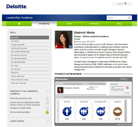 Deloitte’s gamification challenges.