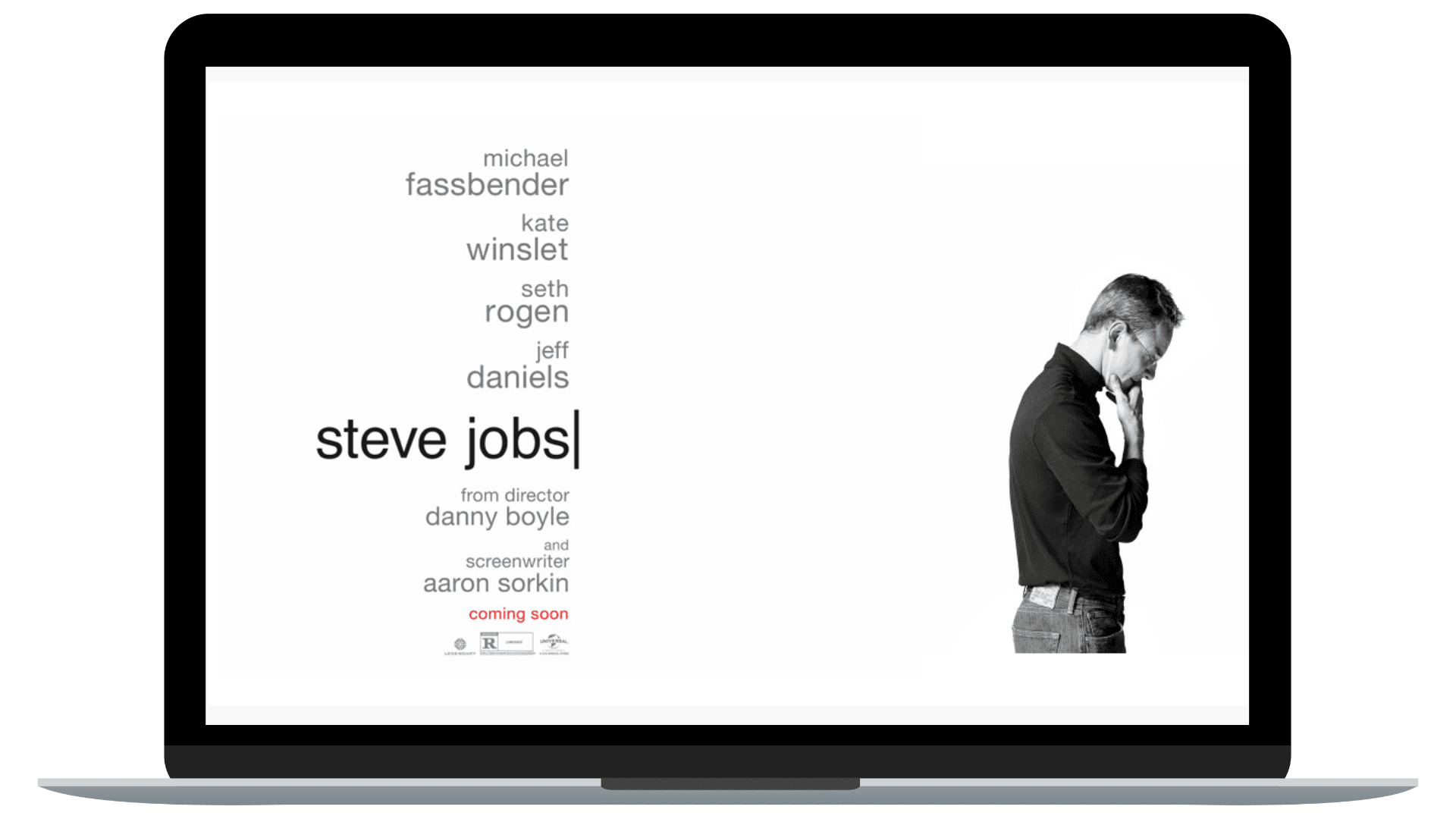 Steve jobs (2015) - a biographical drama about the CEO of Apple Inc.
