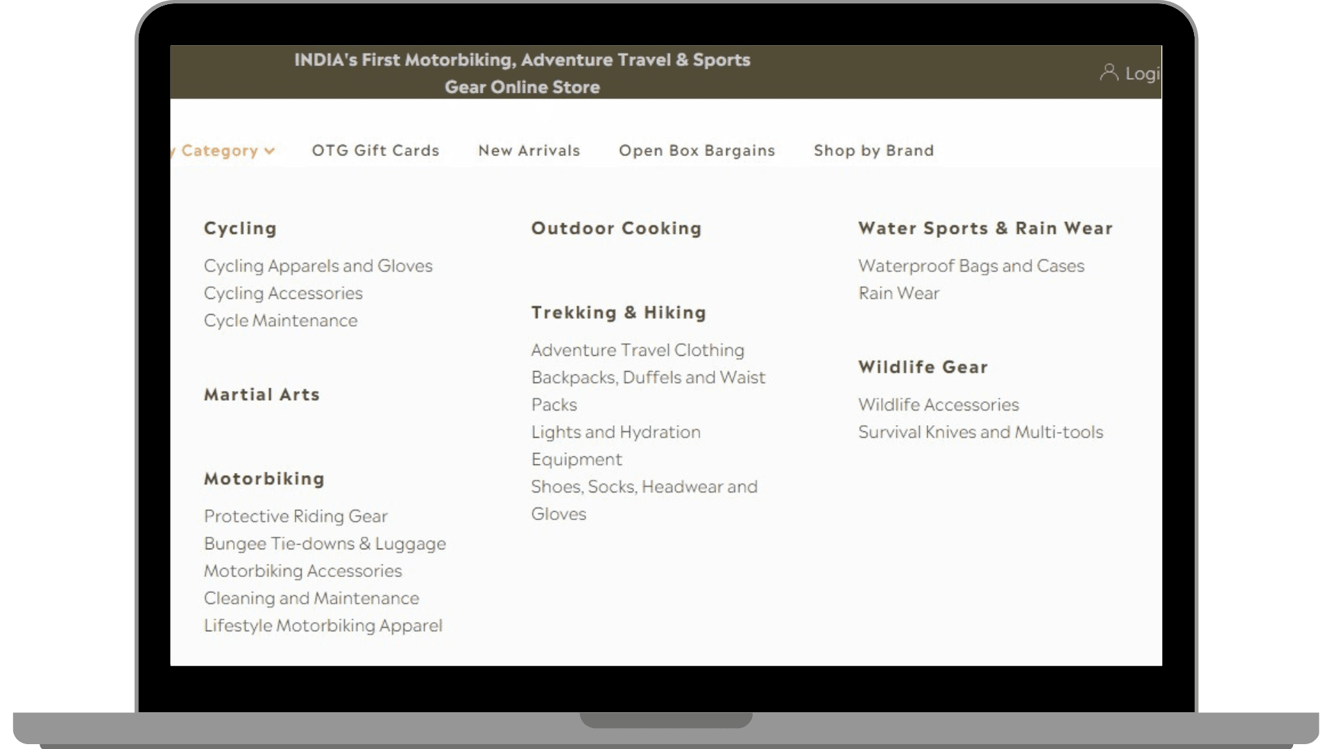 Outdoor TravelGear provides adventurous sports facilities along with products