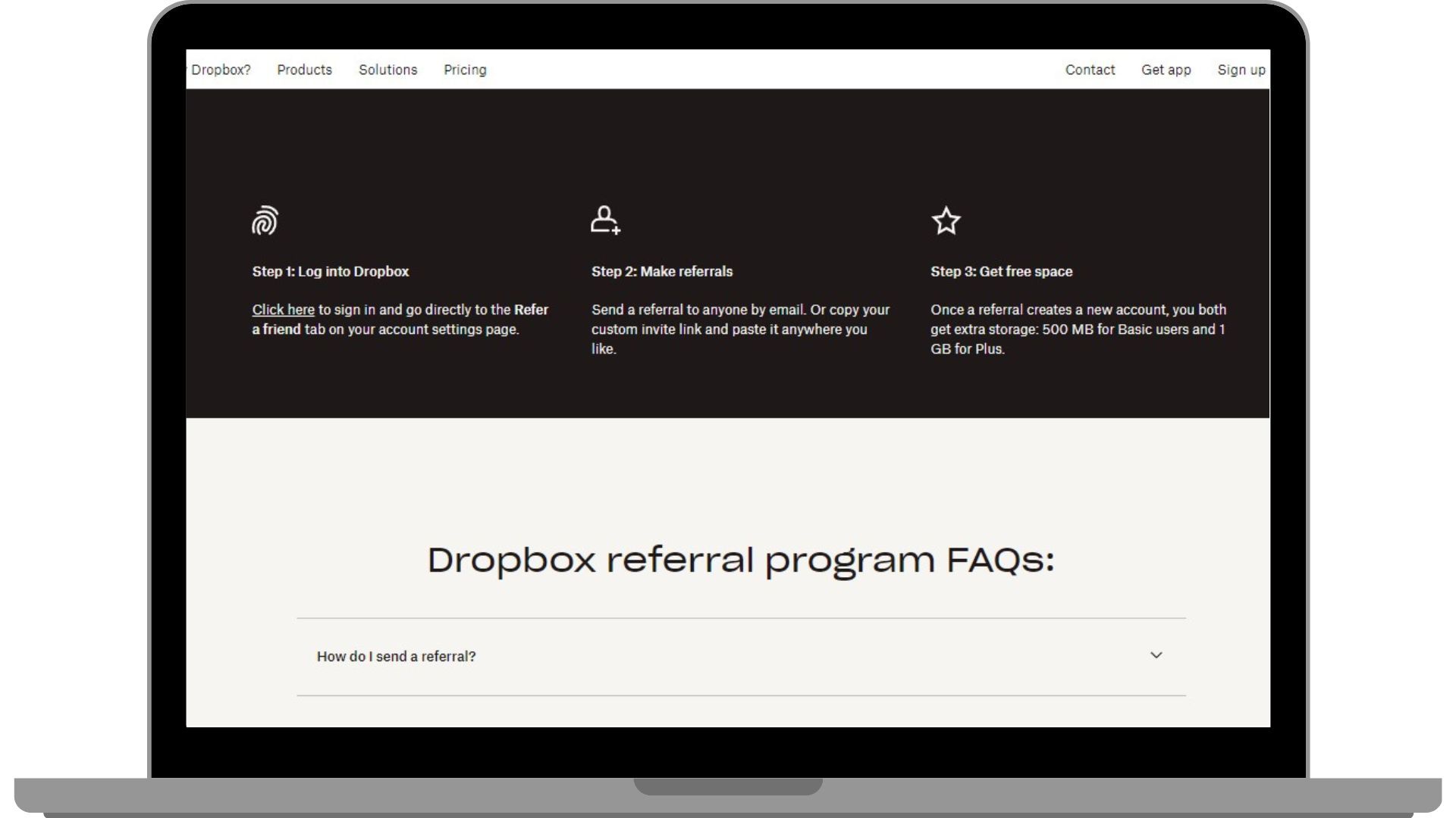 Dropbox’s referral program is a delight and also a great way of using sales engagement to increase sales.