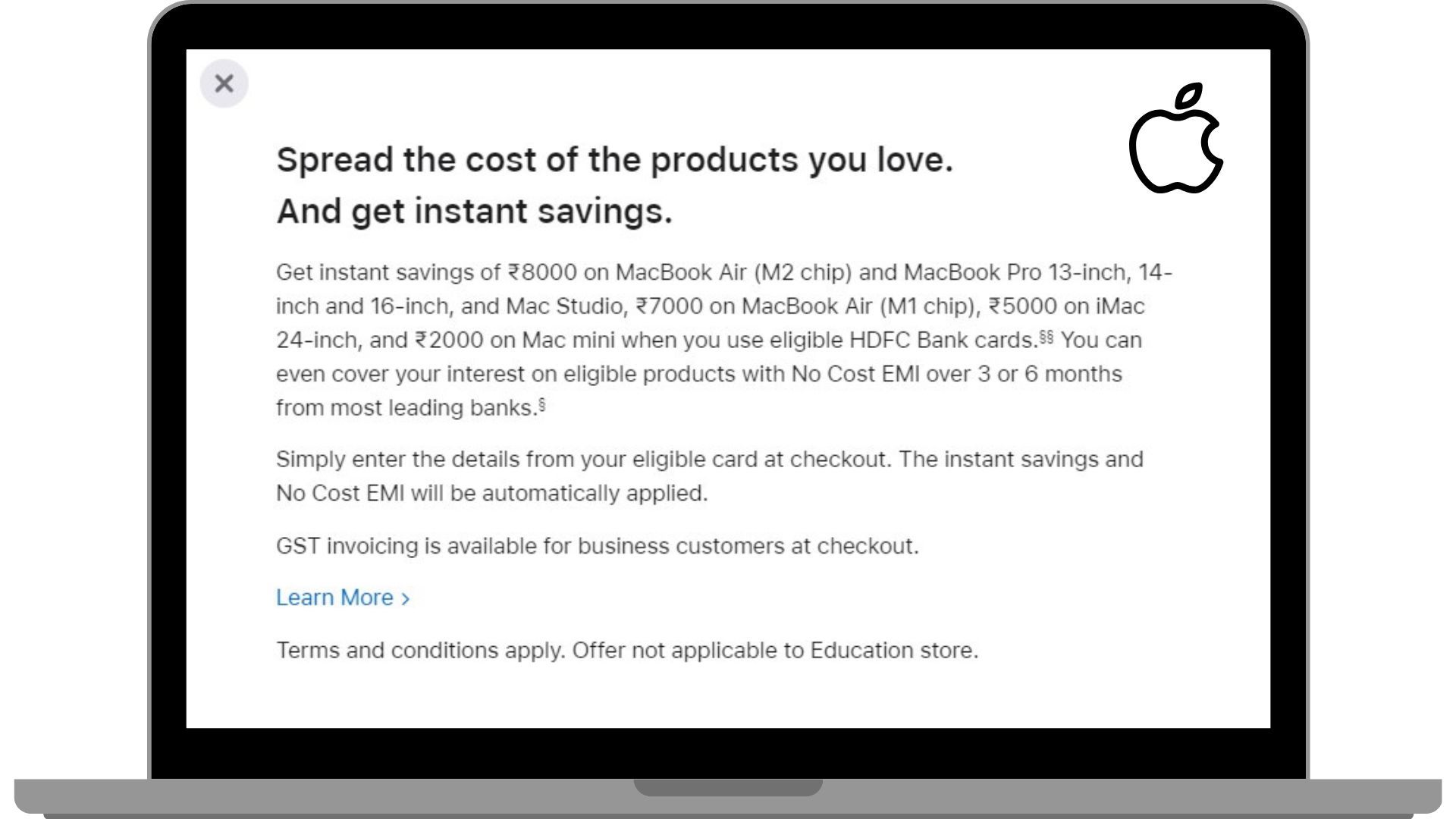 Crazy deals being offered by Apple to their prospects and customers.