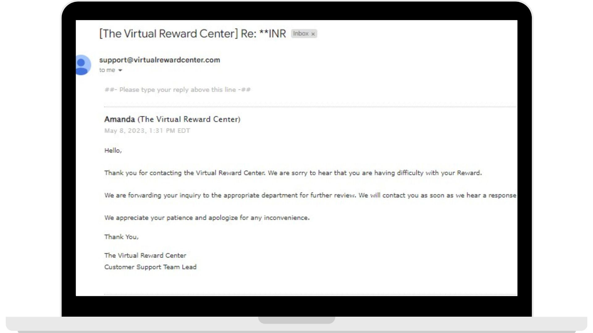 I received a prompt reply from Linkedin when I posed my query regarding my virtual reward to them.
