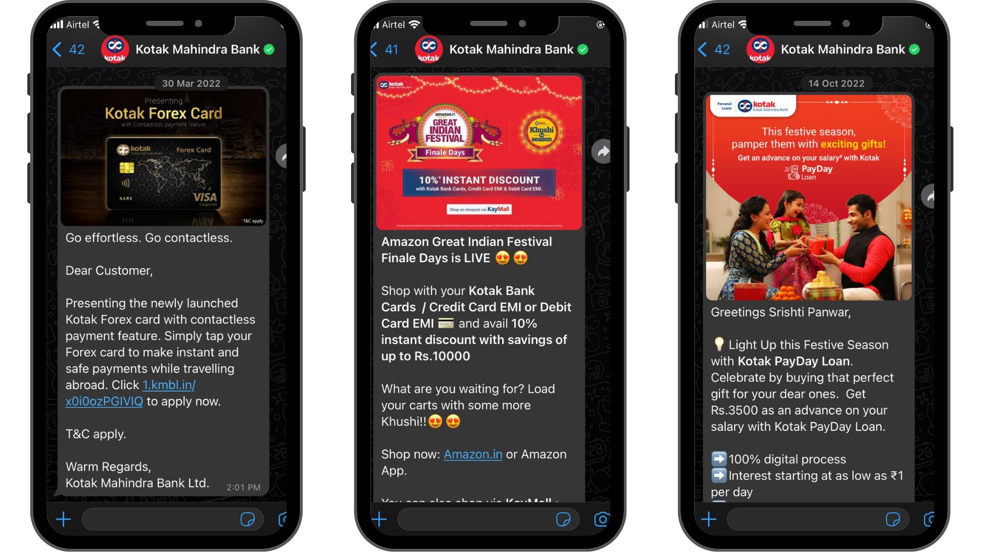 Banking and insurance sector utilizing the benefits of WhatsApp API solution.