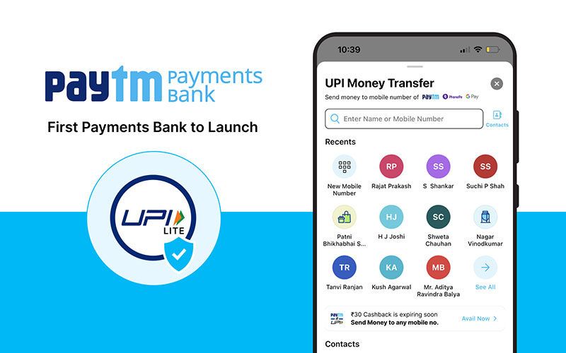 Paytm Payments Bank is one of the famous fintech companies. (Source - Paytm)