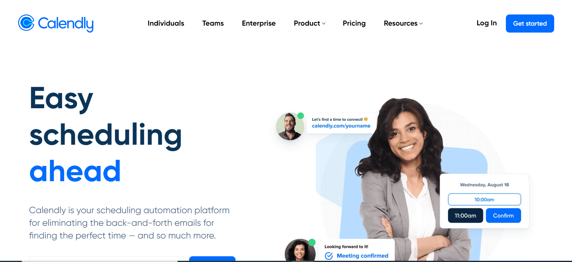 Calendly, a sales engagement platform to schedule meetings with your prospects.