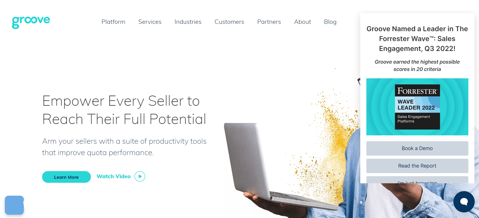 Groove, sales engagement software.