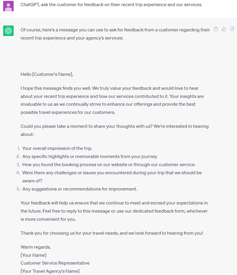 Efficiently gather customer feedback with ChatGPT