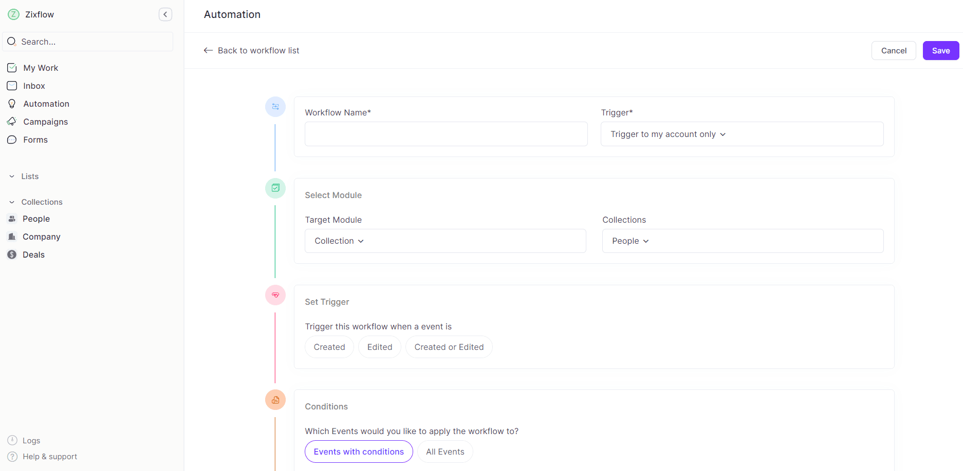 Zixflow automates your workflow seamlessly.