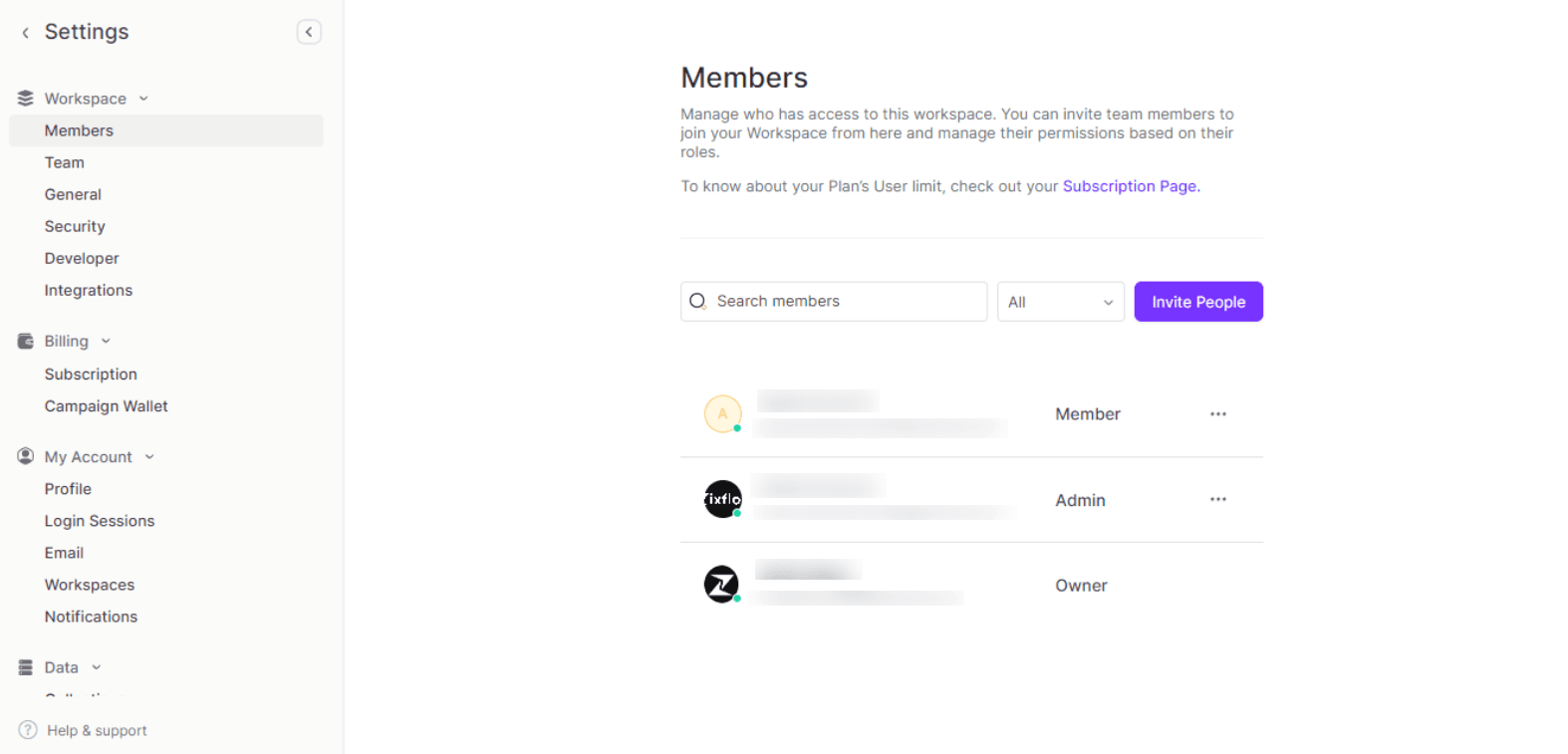 Zixflow allows you to manage and control who has access to your dashboard.