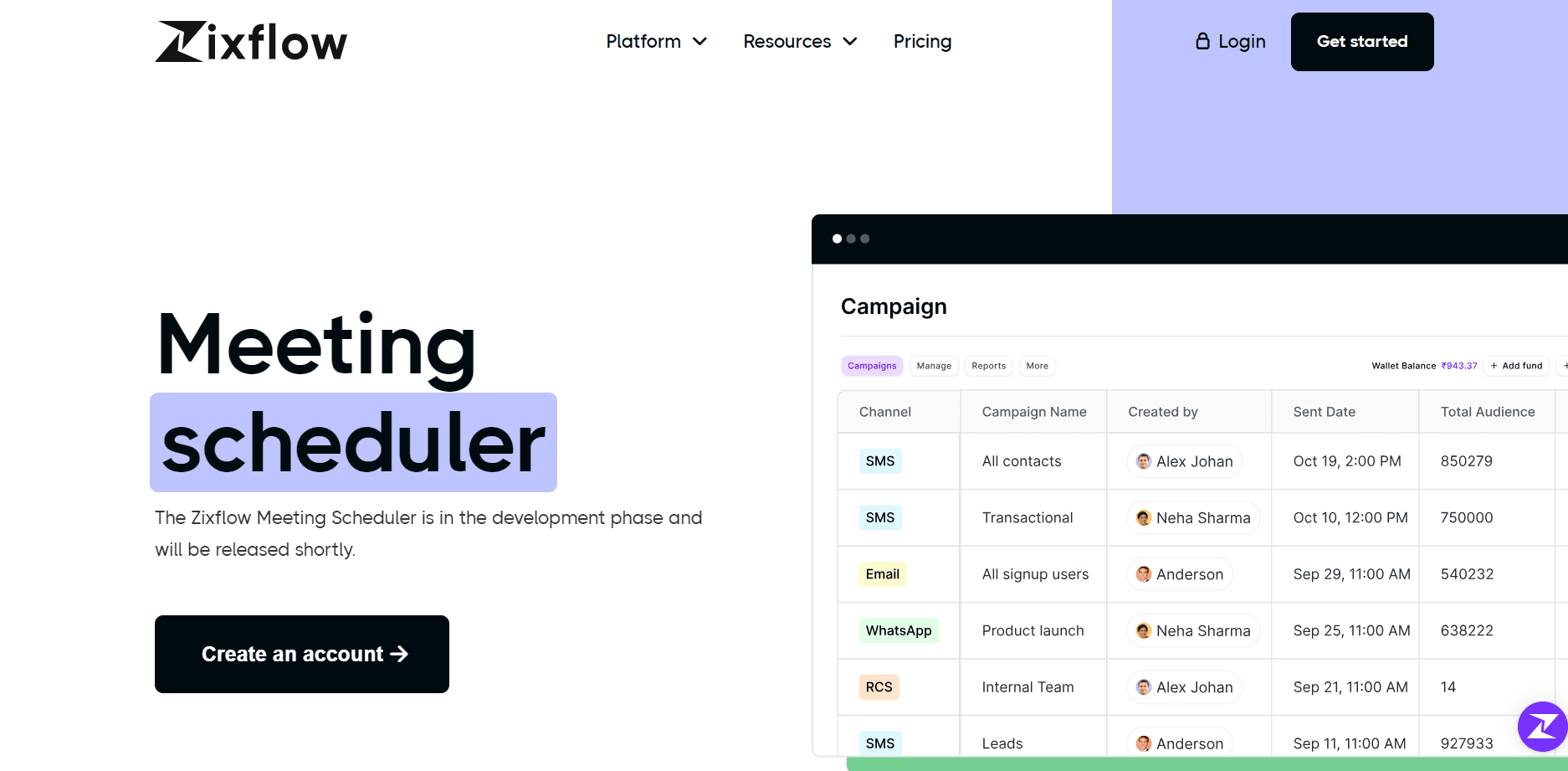 Avoid conflicts with your sales networking professionals while setting up meetings and sending automated reminders with the Zixflow meeting scheduler.