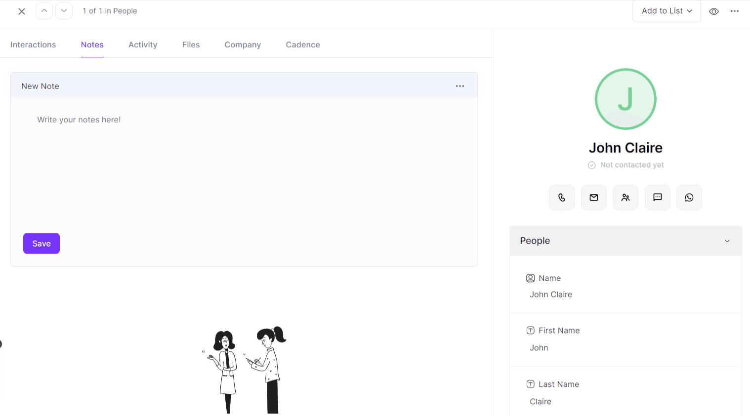The Notes addition feature where you can add questions or important pointers in the Zixflow Tool.