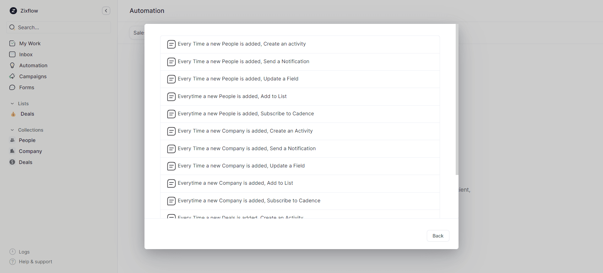 Integrate automated touchpoints in retention sales engagement model.