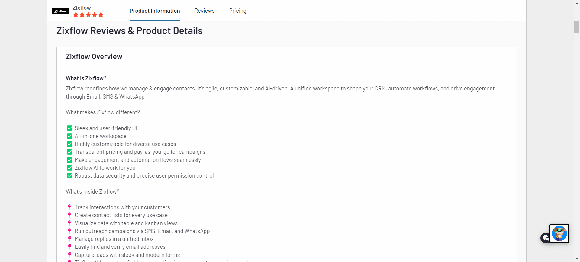 Ratings and reviews of Zixflow on G2- Now you must have gained a little more trust on Zixflow’s Sales OS.