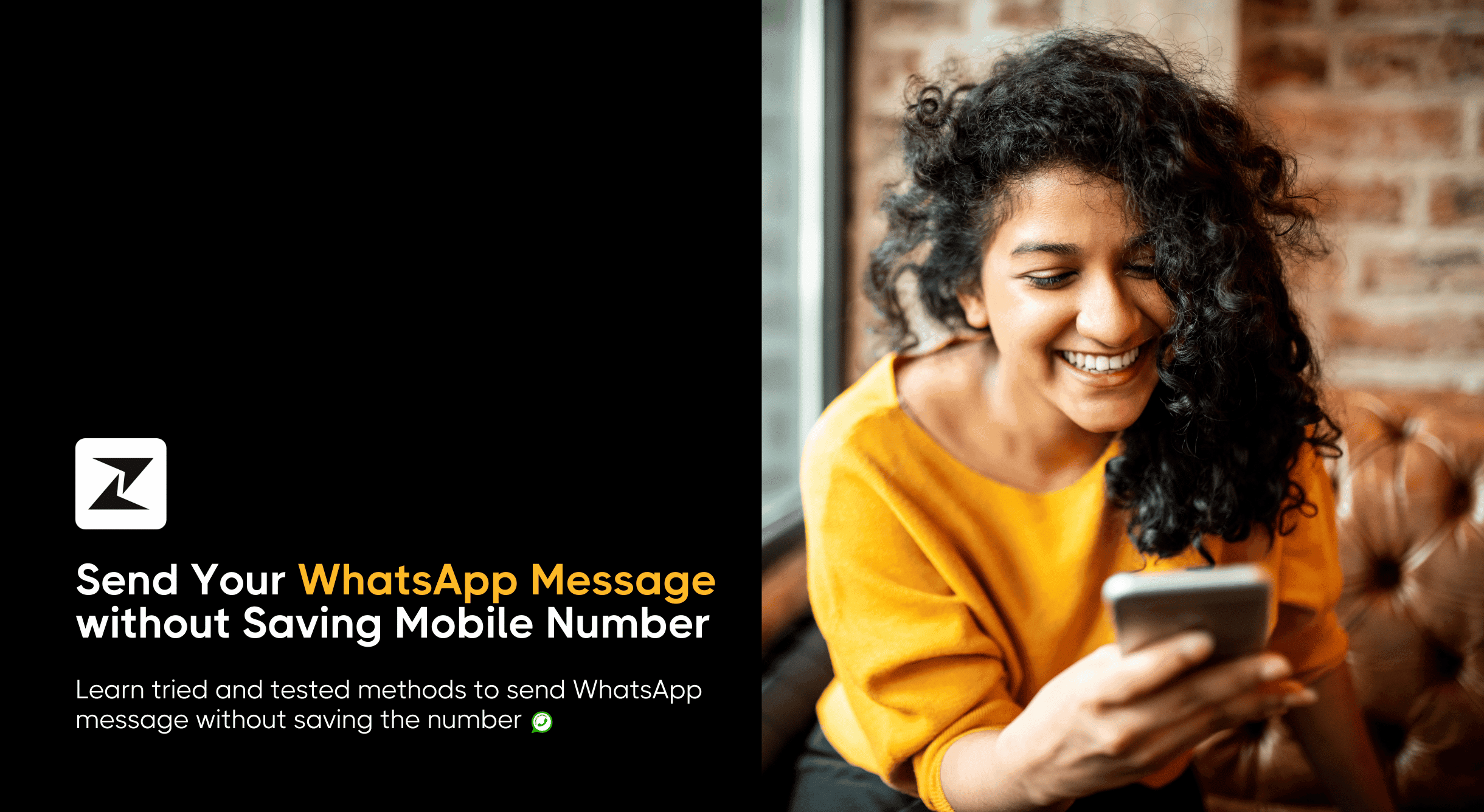 How to Send WhatsApp Message without Saving Number