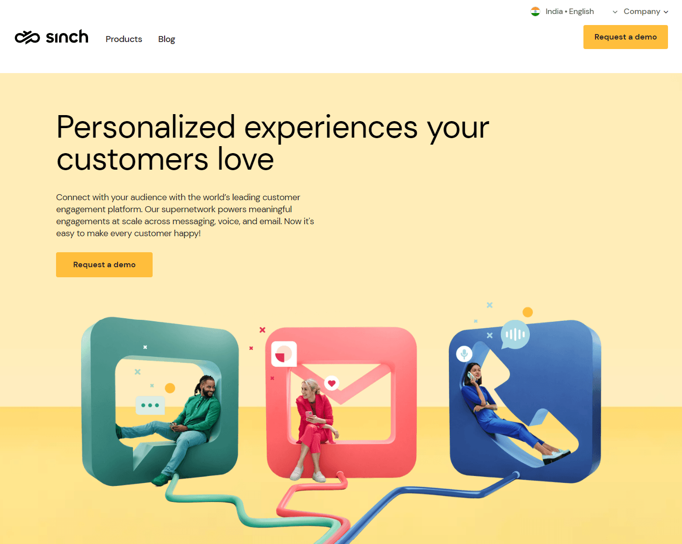 Sinch, a great MSG91 alternative.