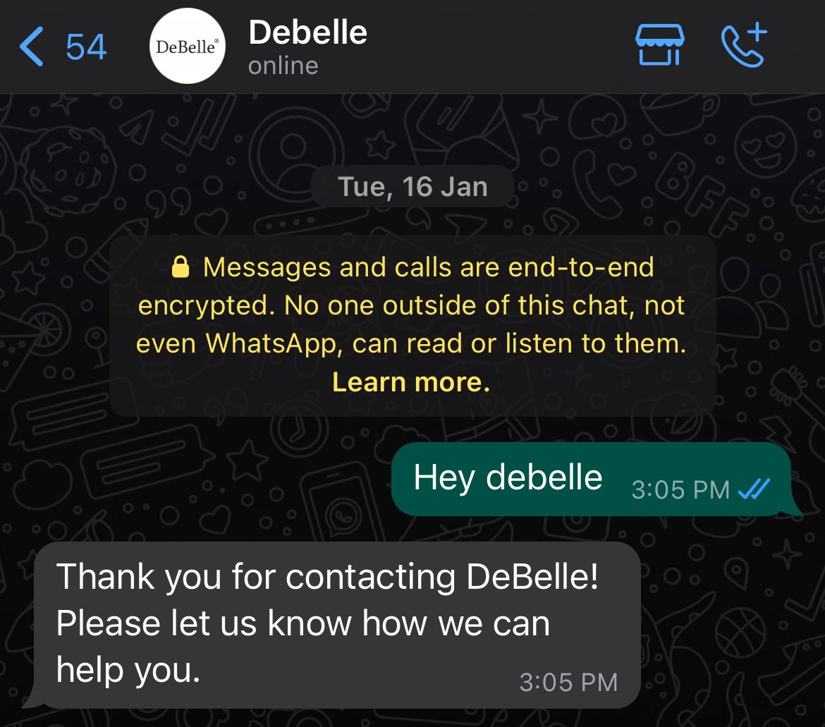 One of the creative features of WhatsApp Business is greeting messages.