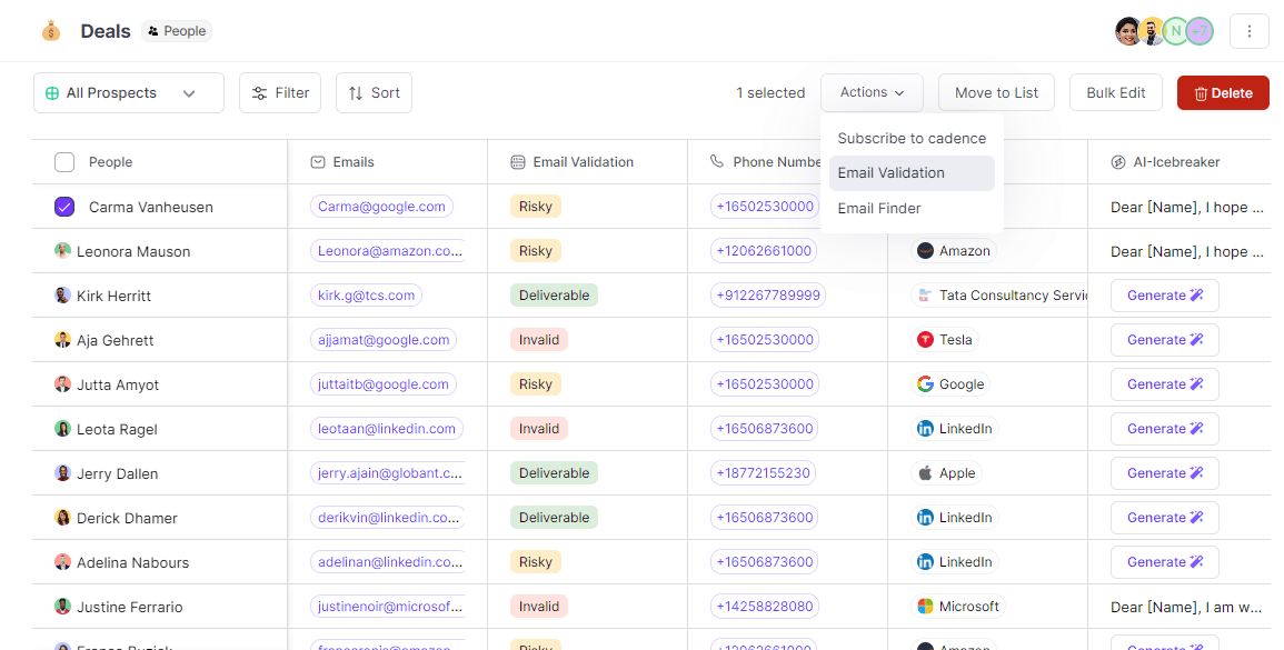 Zixflow helps you check your customer email’s validity with just one click.