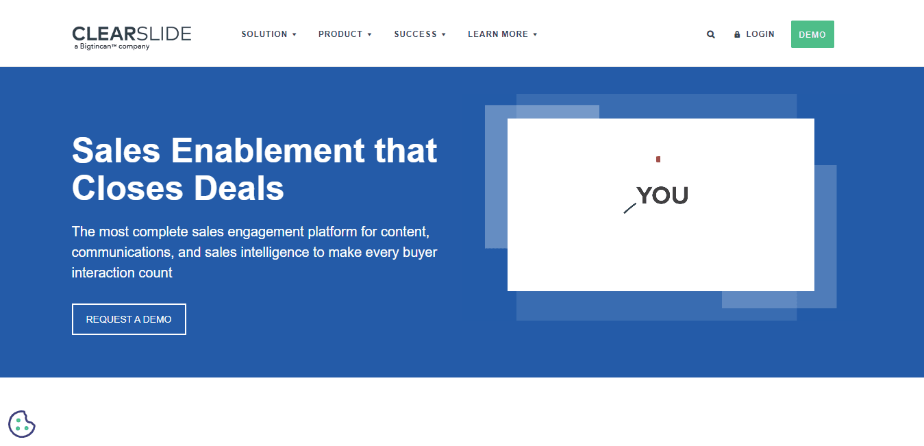 Deliver captivating presentations and content with ClearSlide.
