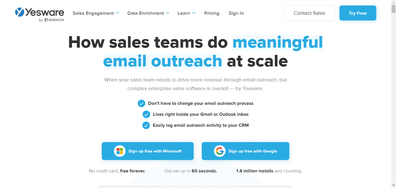 Enhance your email outreach strategies with Yesware.