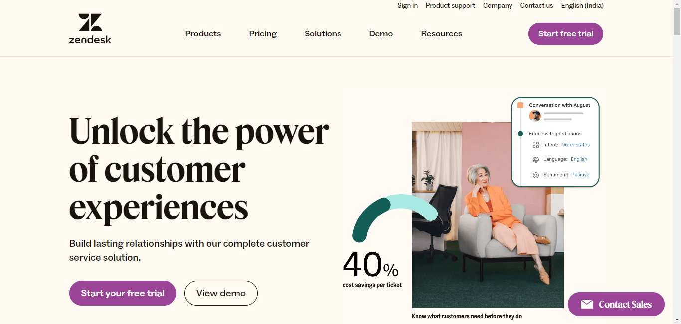 Streamline your sales processes with Zendesk Sell.
