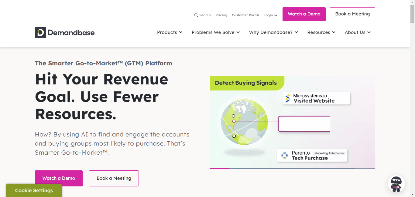 Unlock the power of data-driven sales strategies with Demandbase.
