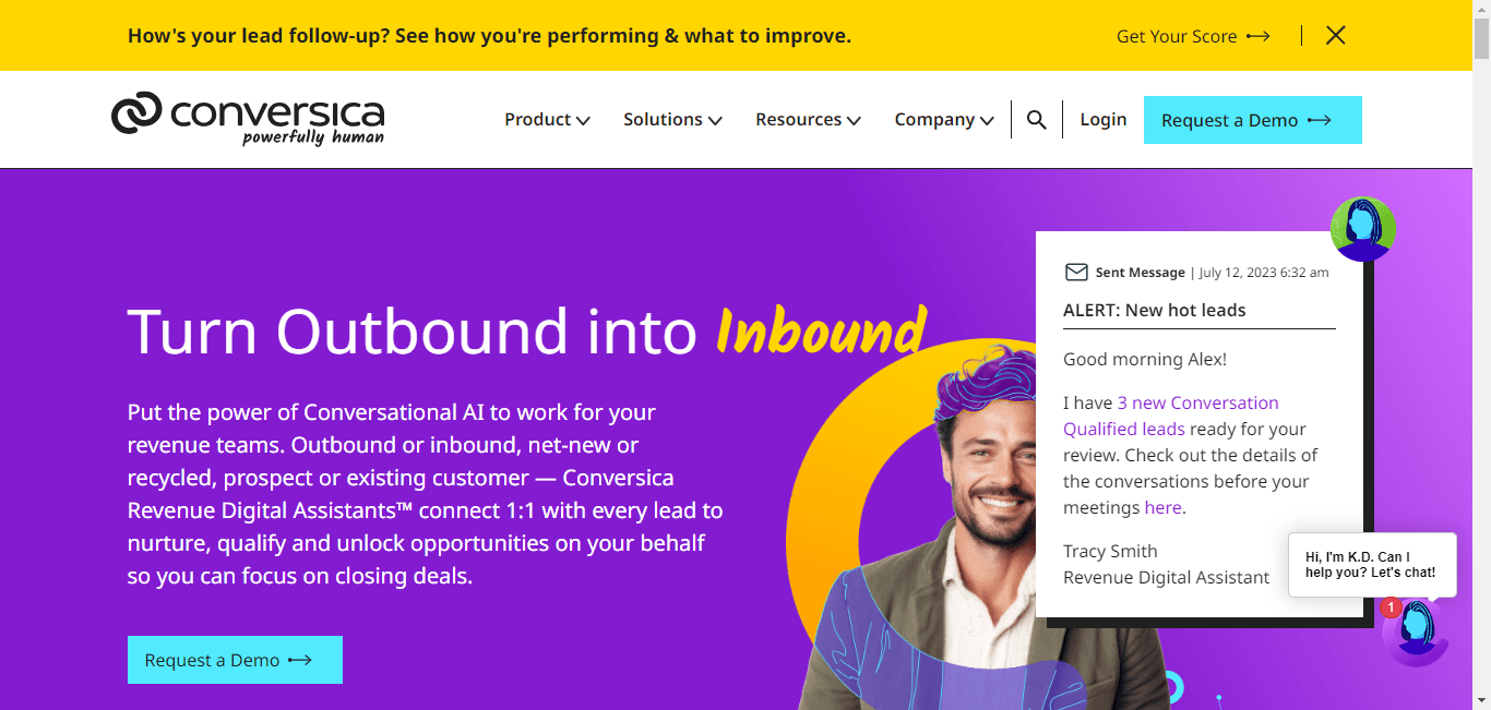 Gain leads through AI-powered conversations.