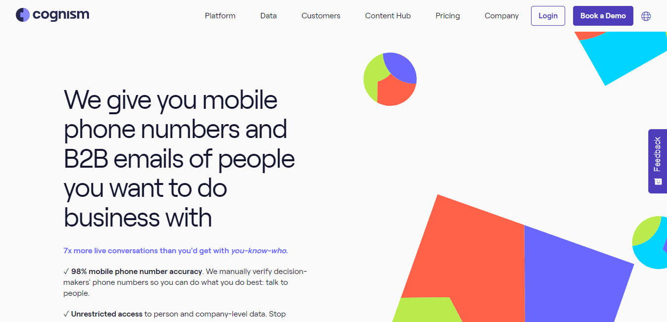 Gain in-depth insights with Cognism.