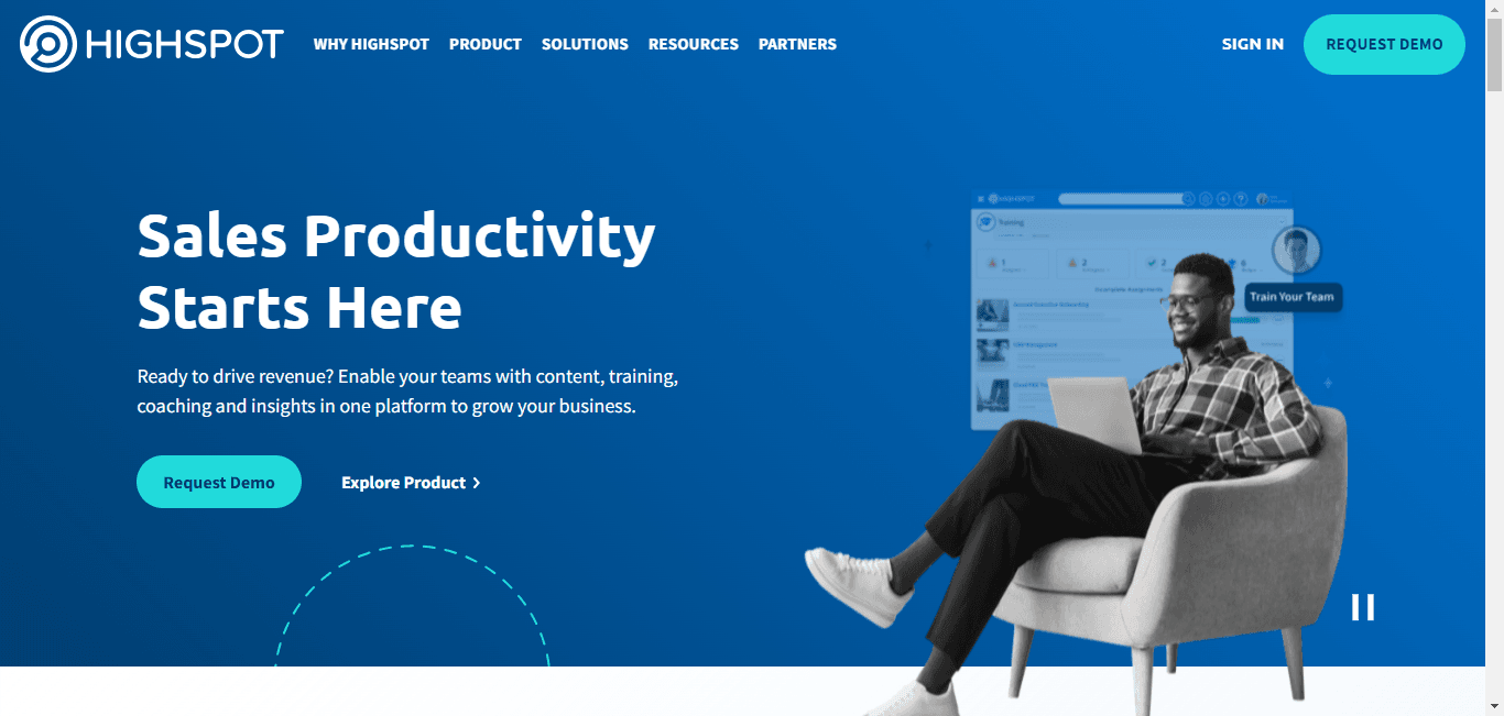 Optimize content with Highspot.
