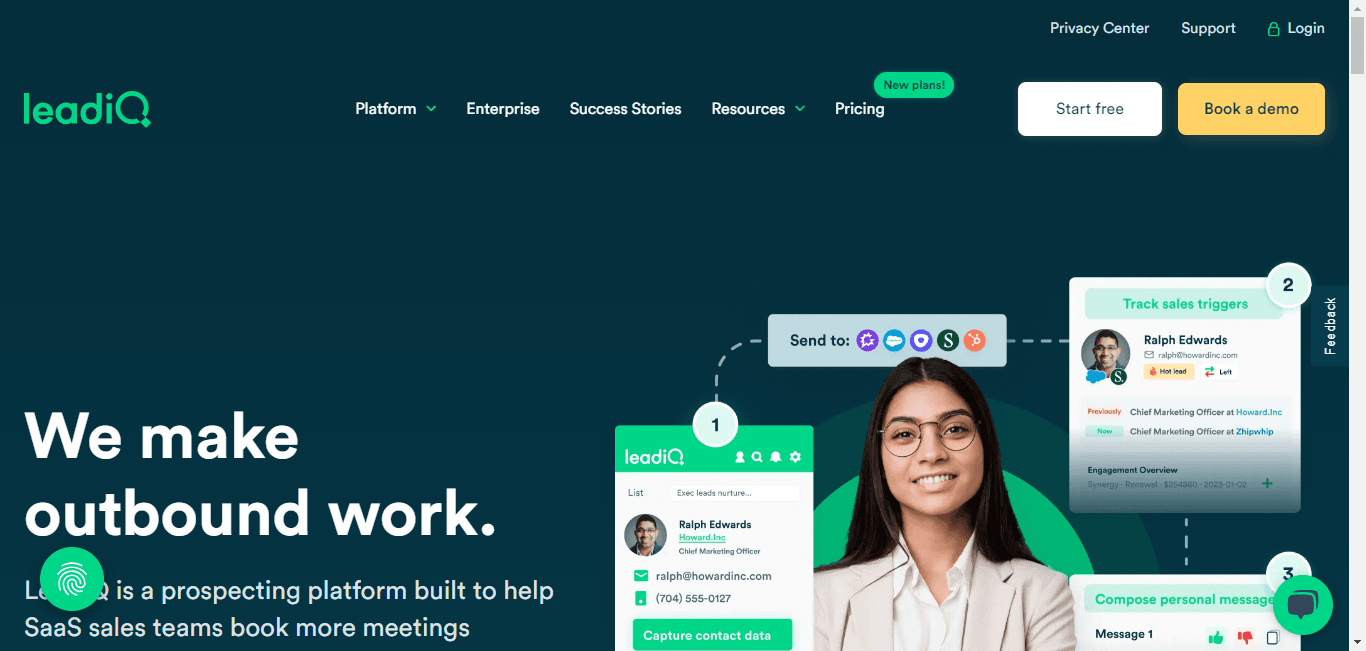 Generate leads with LeadIQ.