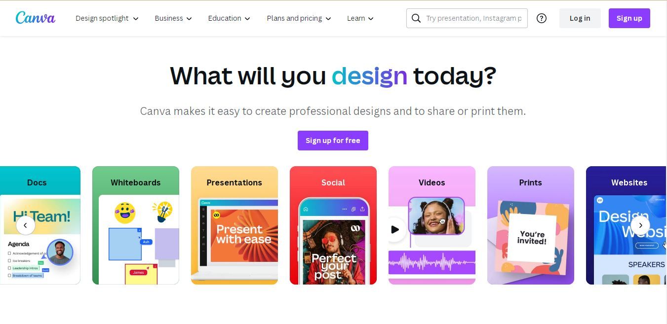 Uncover how Canva’s landing page really looks alike. Ready to create your own?