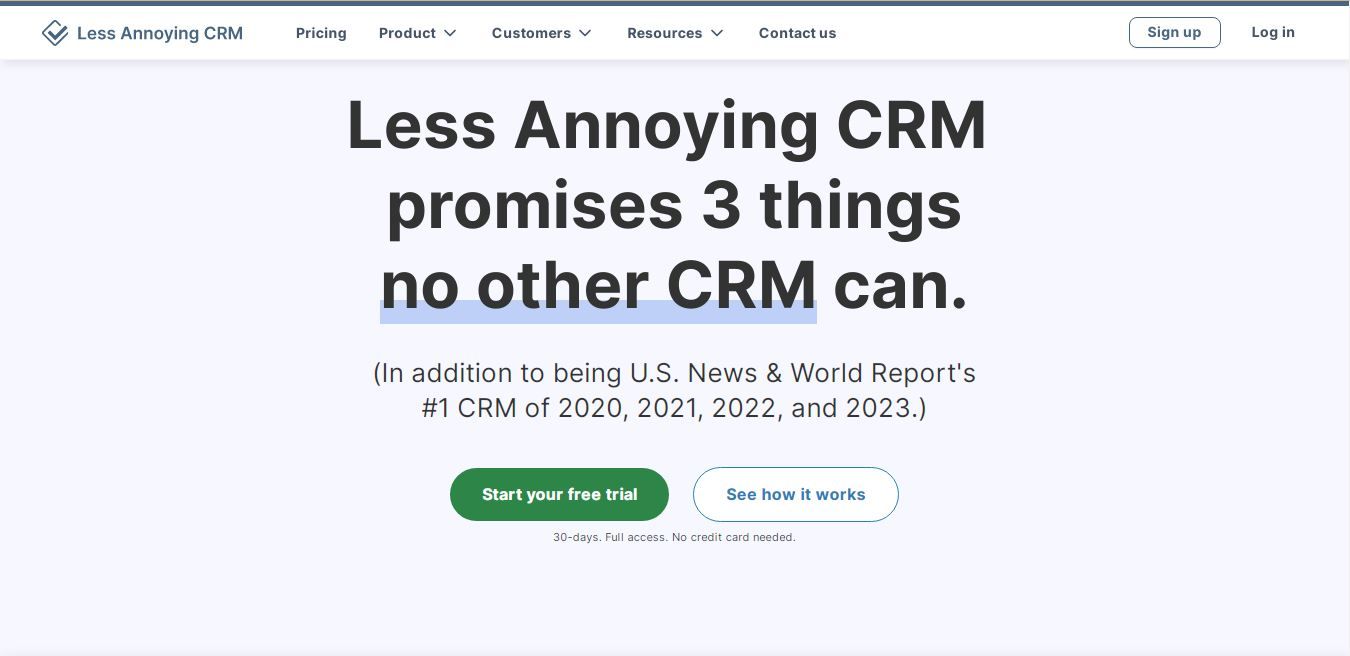 Less Annoying CRM is a top-notch real estate CRM solution that enables document storage and sharing.