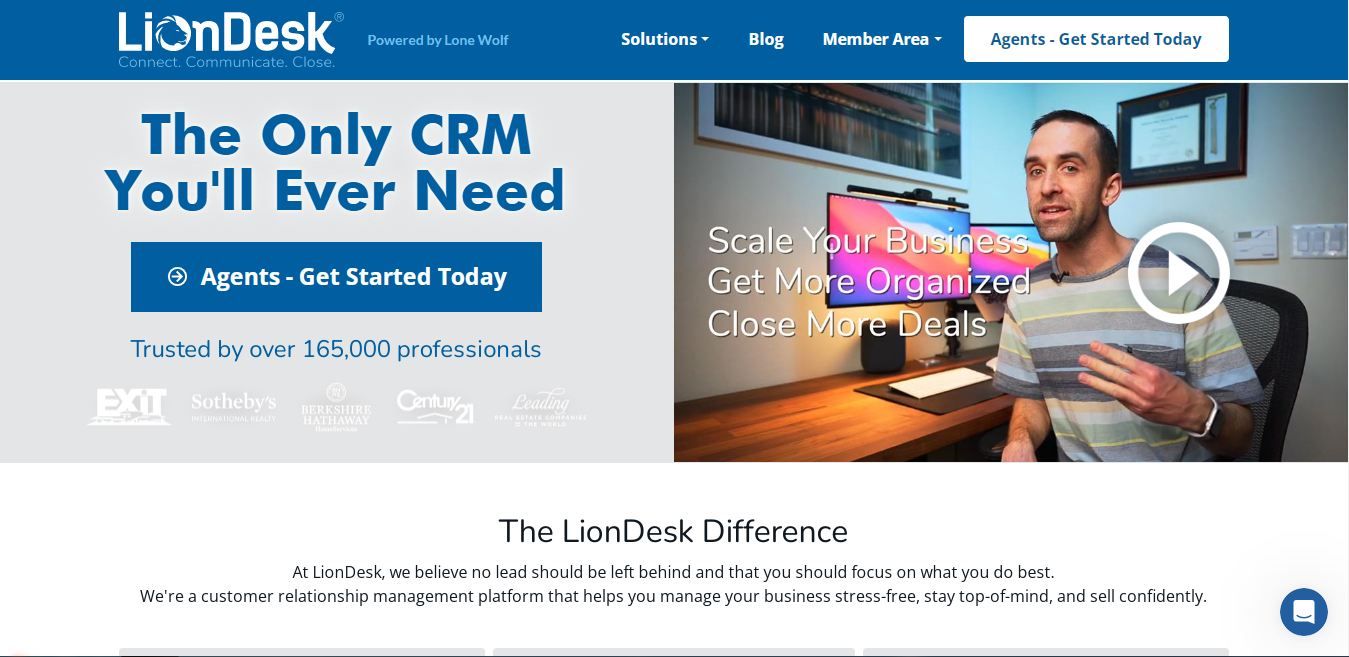Automate your tasks and boost productivity with one of the best real estate CRM solutions, LionDesk.