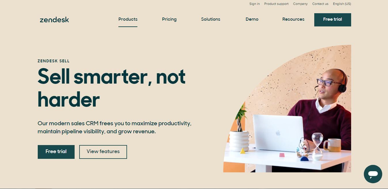 Zendesk Sell is one of the top-notch real estate CRM solutions that provides a personalized dashboard.