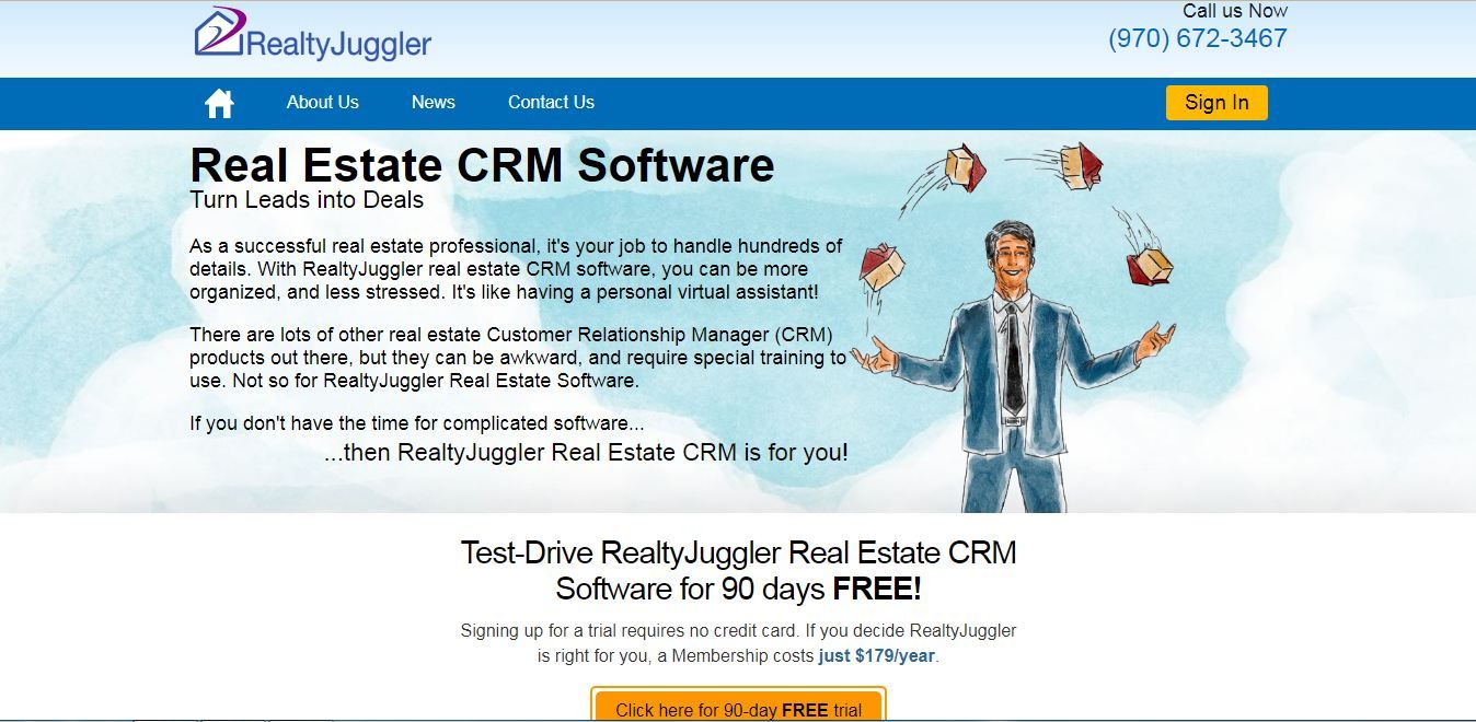 RealtyJuggler is one of the top-notch real estate CRM systems that helps you make transactions flawlessly.