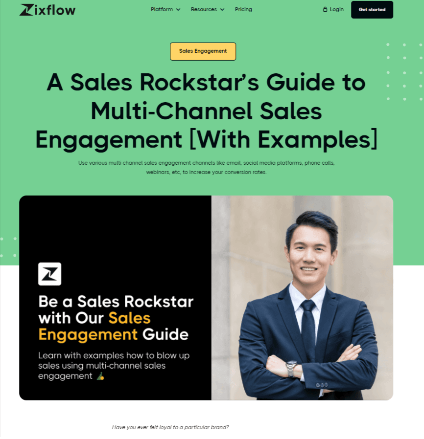 Amplify your understanding of multi-channel sales engagement.